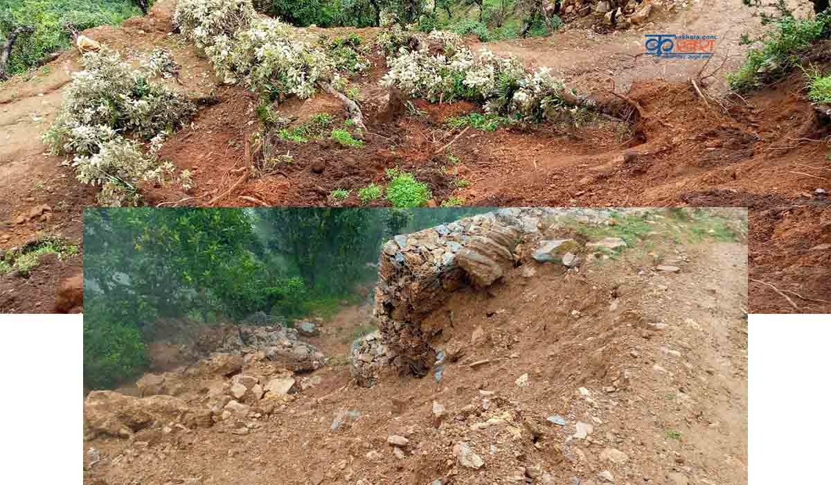 त्रिवेणि २ का सडक बर्खायाममा चल्दैनन्, वडावासीलाई सास्ती 